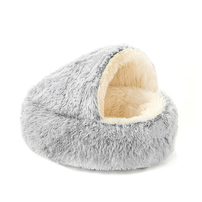 Nooma Nest™ Plush Pet Cave Bed | Petavo