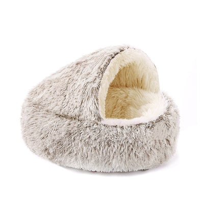 Nooma Nest™ Plush Pet Cave Bed | Petavo