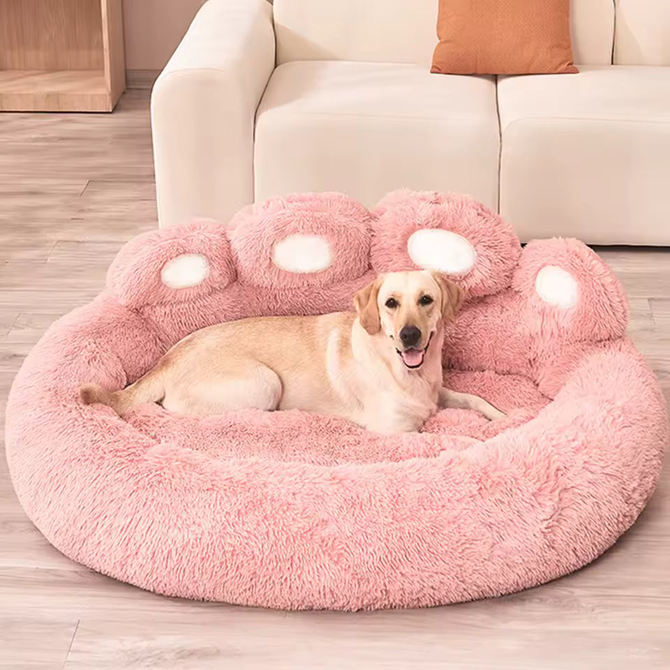 PawNest™ Calming Plush Pet Bed | Petavo