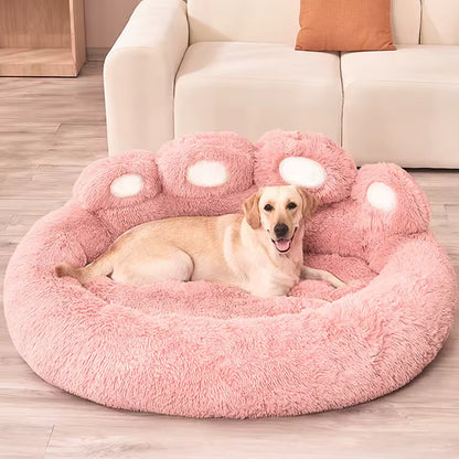 PawNest™ Calming Plush Pet Bed | Petavo