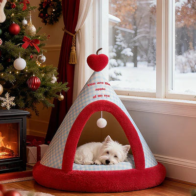 Zen Apple™ Calming Pet Cave Bed | Petavo